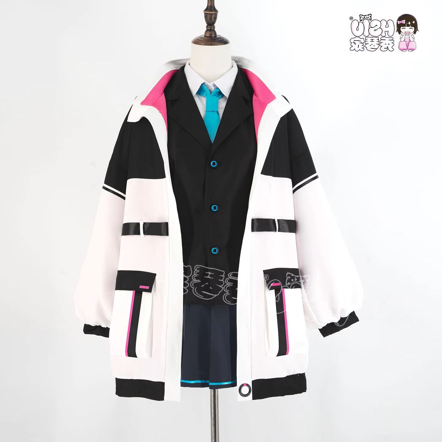 Blue Archive Kei Cosplay Costu - Anime Cosplay Blue Hair ulasan dan harga
