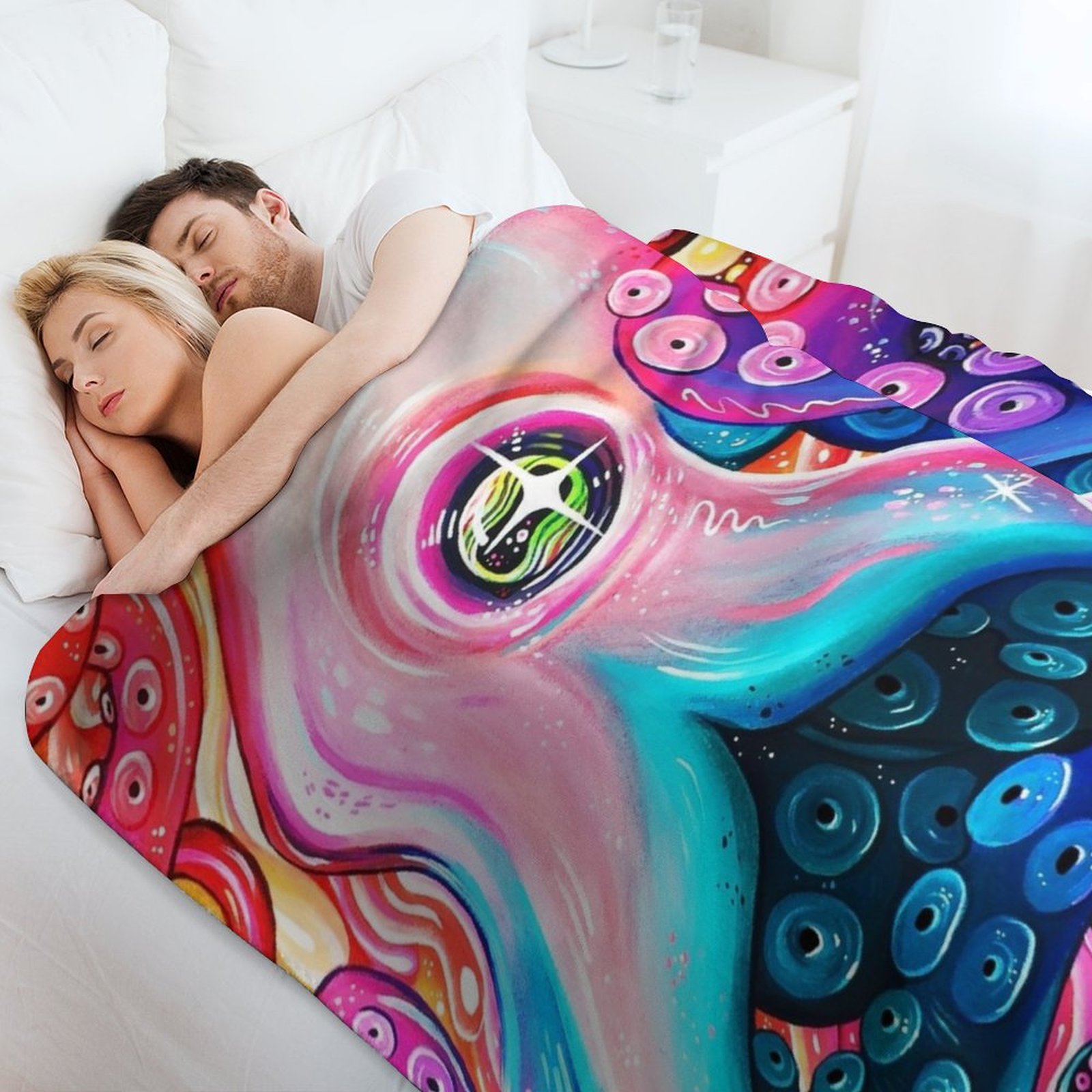 GlitterOctopus Throw Blanket v - Anime Cosplay Idea ulasan dan harga